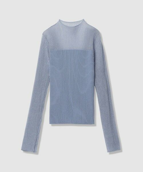 allureville / アルアバイル ニット・セーター | 【LOULOU WILLOUGHBY】シアーキリカエプルオーバー（ブルー (61)）
