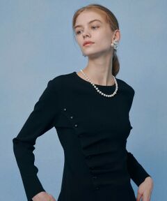 allureville / アルアバイル ニット・セーター | 【LOULOU WILLOUGHBY】ドレープアシメプルオーバー