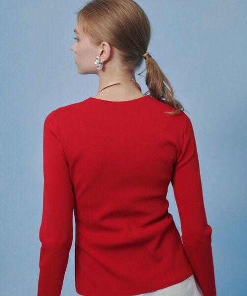 allureville / アルアバイル ニット・セーター | 【LOULOU WILLOUGHBY】ドレープアシメプルオーバー | 詳細17