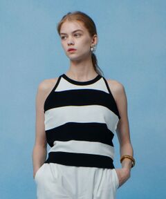 allureville / アルアバイル ニット・セーター | 【LOULOU WILLOUGHBY】カノコワイドボーダータンク