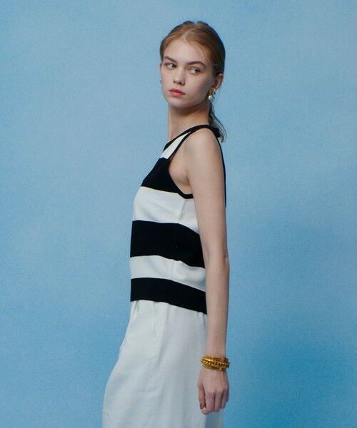 allureville / アルアバイル ニット・セーター | 【LOULOU WILLOUGHBY】カノコワイドボーダータンク | 詳細6