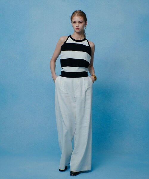 allureville / アルアバイル ニット・セーター | 【LOULOU WILLOUGHBY】カノコワイドボーダータンク | 詳細8