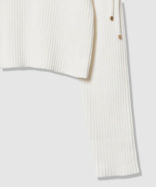 allureville / アルアバイル ニット・セーター | 【LOULOU WILLOUGHBY】レースアップショルダープルオーバー | 詳細9