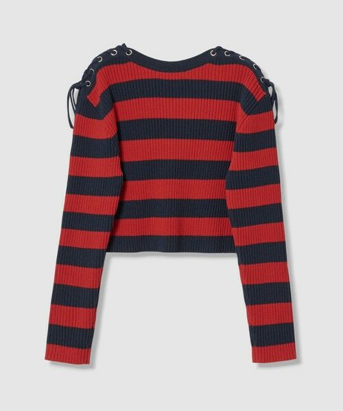 allureville / アルアバイル ニット・セーター | 【LOULOU WILLOUGHBY】レースアップショルダープルオーバー | 詳細17