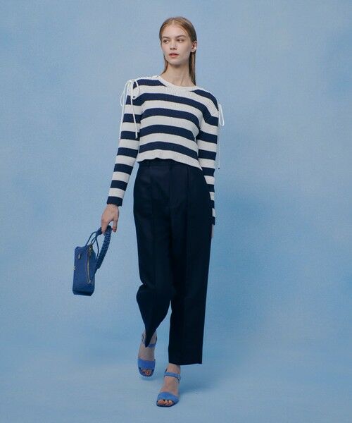 allureville / アルアバイル ニット・セーター | 【LOULOU WILLOUGHBY】レースアップショルダープルオーバー | 詳細22