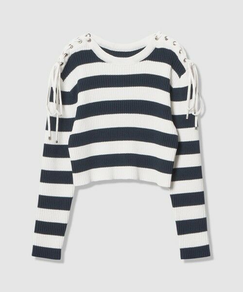 allureville / アルアバイル ニット・セーター | 【LOULOU WILLOUGHBY】レースアップショルダープルオーバー | 詳細23