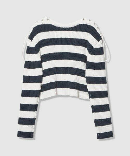 allureville / アルアバイル ニット・セーター | 【LOULOU WILLOUGHBY】レースアップショルダープルオーバー | 詳細24