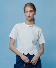 allureville / アルアバイル ニット・セーター | 【LOULOU WILLOUGHBY】パンチングスカラプルオーバー