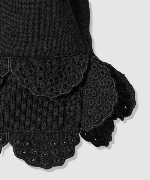 allureville / アルアバイル ニット・セーター | 【LOULOU WILLOUGHBY】パンチングスカラプルオーバー | 詳細9