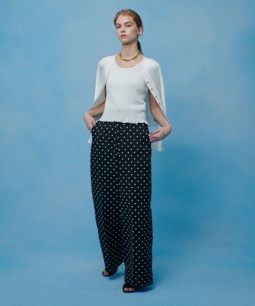 allureville / アルアバイル カーディガン・ボレロ | 【LOULOU WILLOUGHBY】ワイドリブヘムフリルカーディガン | 詳細4