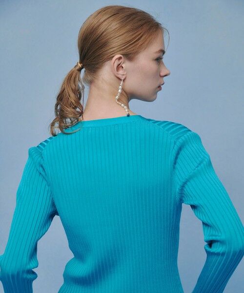 allureville / アルアバイル カーディガン・ボレロ | 【LOULOU WILLOUGHBY】ワイドリブヘムフリルカーディガン | 詳細13