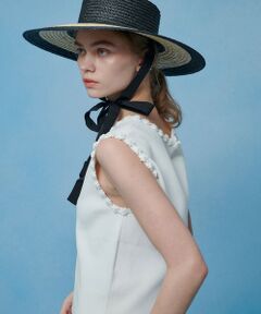 allureville / アルアバイル ニット・セーター | 【LOULOU WILLOUGHBY】クロッシェフラワートリミングプルオーバー