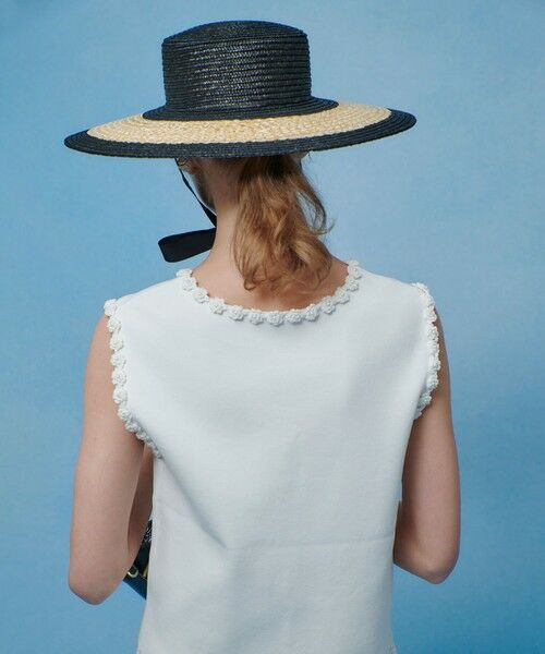 allureville / アルアバイル ニット・セーター | 【LOULOU WILLOUGHBY】クロッシェフラワートリミングプルオーバー | 詳細4