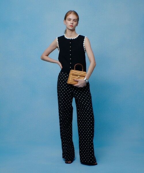 allureville / アルアバイル ニット・セーター | 【LOULOU WILLOUGHBY】クロッシェフラワートリミングプルオーバー | 詳細11