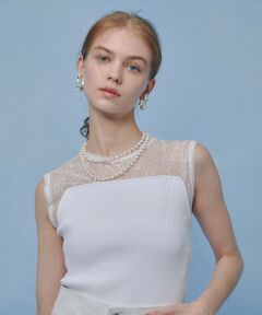 allureville / アルアバイル ニット・セーター | 【LOULOU WILLOUGHBY】レーシィビスチェプルオーバー