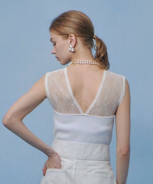 allureville / アルアバイル ニット・セーター | 【LOULOU WILLOUGHBY】レーシィビスチェプルオーバー | 詳細3