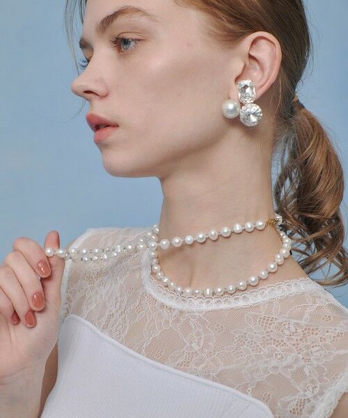 allureville / アルアバイル ニット・セーター | 【LOULOU WILLOUGHBY】レーシィビスチェプルオーバー | 詳細4