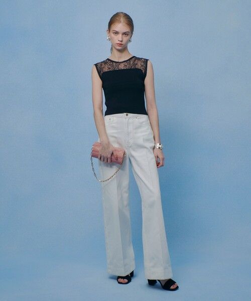 allureville / アルアバイル ニット・セーター | 【LOULOU WILLOUGHBY】レーシィビスチェプルオーバー | 詳細10