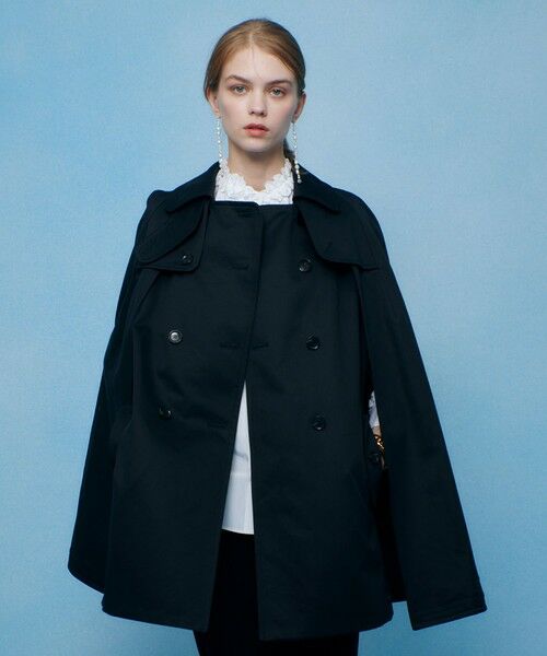allureville / アルアバイル トレンチコート | 【LOULOU WILLOUGHBY】トレンチケープコート | 詳細26