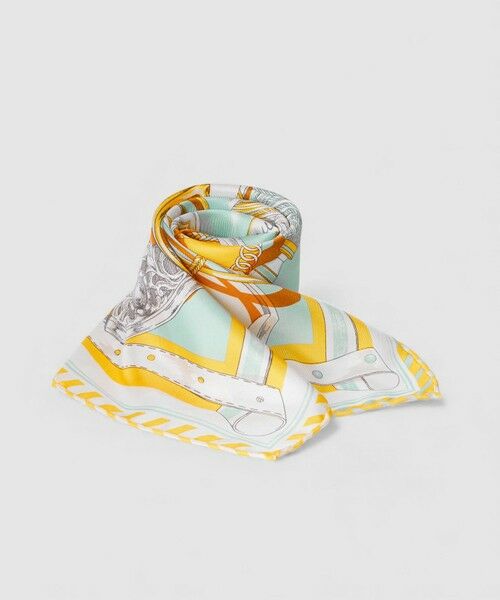 allureville / アルアバイル バンダナ・スカーフ | 【manipuri(マニプリ)】65×65 SILK SCARF | 詳細1