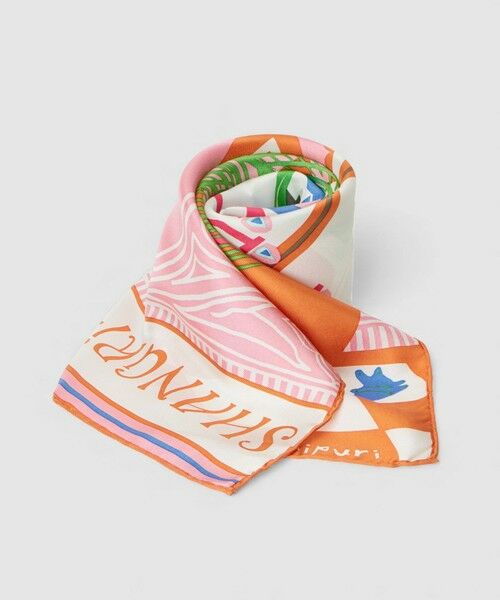 allureville / アルアバイル バンダナ・スカーフ | 【manipuri(マニプリ)】65×65 SILK SCARF | 詳細4