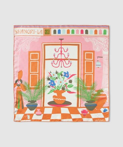 allureville / アルアバイル バンダナ・スカーフ | 【manipuri(マニプリ)】65×65 SILK SCARF | 詳細5