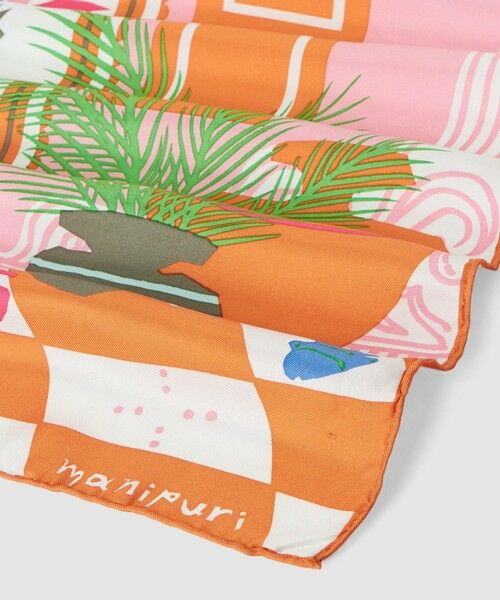 allureville / アルアバイル バンダナ・スカーフ | 【manipuri(マニプリ)】65×65 SILK SCARF | 詳細6