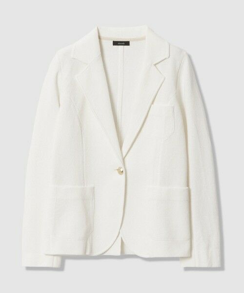 allureville / アルアバイル テーラードジャケット | カノコストレッチニットジャケット | 詳細6
