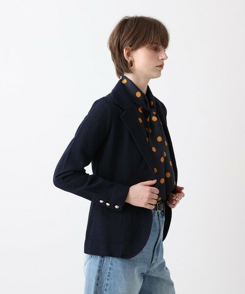 allureville / アルアバイル テーラードジャケット | カノコストレッチニットジャケット | 詳細11