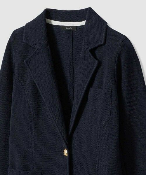 allureville / アルアバイル テーラードジャケット | カノコストレッチニットジャケット | 詳細16