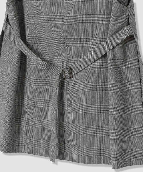 allureville / アルアバイル その他アウター | ポプリンチェックスリットジレ | 詳細10