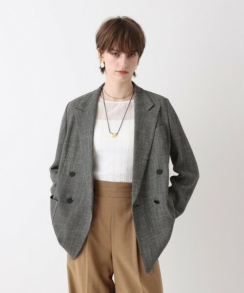 allureville / アルアバイル テーラードジャケット | トリッカーカラミダブルジャケット | 詳細7