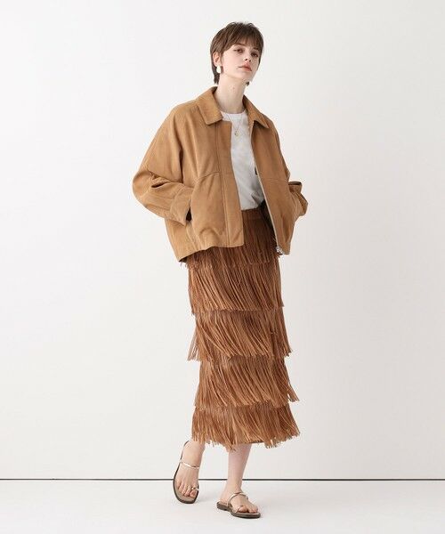 allureville / アルアバイル ミニ・ひざ丈スカート | プリーツフリンジスカート | 詳細4