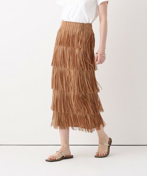 allureville / アルアバイル ミニ・ひざ丈スカート | プリーツフリンジスカート | 詳細11