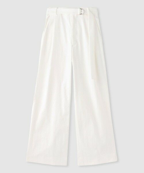 allureville / アルアバイル その他パンツ | シェルタリングタックワイドパンツ（ホワイト (01)）