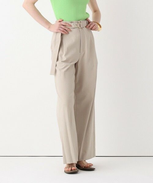 allureville / アルアバイル その他パンツ | シェルタリングタックワイドパンツ | 詳細1