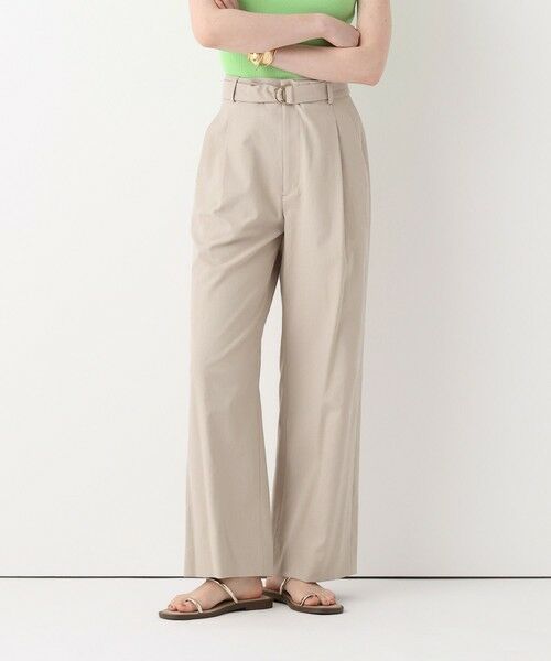 allureville / アルアバイル その他パンツ | シェルタリングタックワイドパンツ（ベージュ (11)）