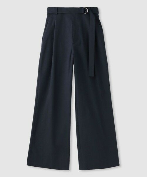 allureville / アルアバイル その他パンツ | シェルタリングタックワイドパンツ（ネイビー (65)）