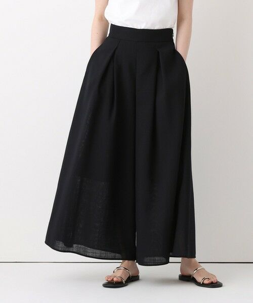 allureville / アルアバイル その他パンツ | カラミフレアースカートパンツ(ネイビー (65))