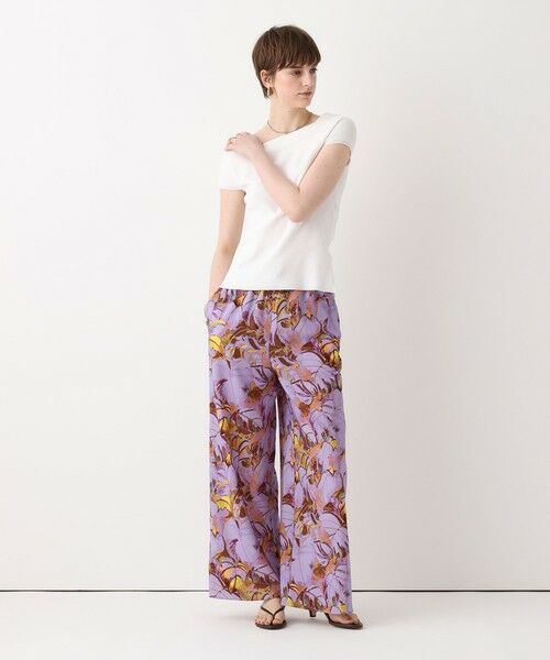 allureville / アルアバイル その他パンツ | ボタニカルプリントパンツ | 詳細13