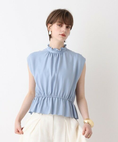 allureville / アルアバイル シャツ・ブラウス | ペプラムヘムフレンチブラウス | 詳細5