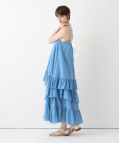 allureville / アルアバイル ロング・マキシ丈ワンピース | イレギュラーティアードキャミワンピース