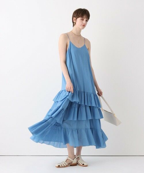 allureville / アルアバイル ロング・マキシ丈ワンピース | イレギュラーティアードキャミワンピース | 詳細7
