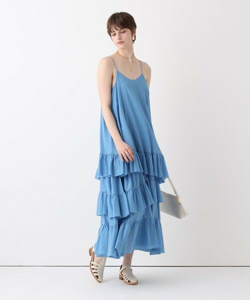 allureville / アルアバイル ロング・マキシ丈ワンピース | イレギュラーティアードキャミワンピース | 詳細8