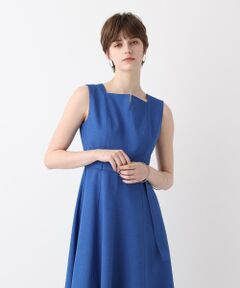 allureville / アルアバイル ミニ丈・ひざ丈ワンピース | スクウェアデザインフレアーワンピース