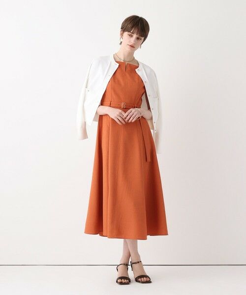 allureville / アルアバイル ミニ丈・ひざ丈ワンピース | スクウェアデザインフレアーワンピース | 詳細20