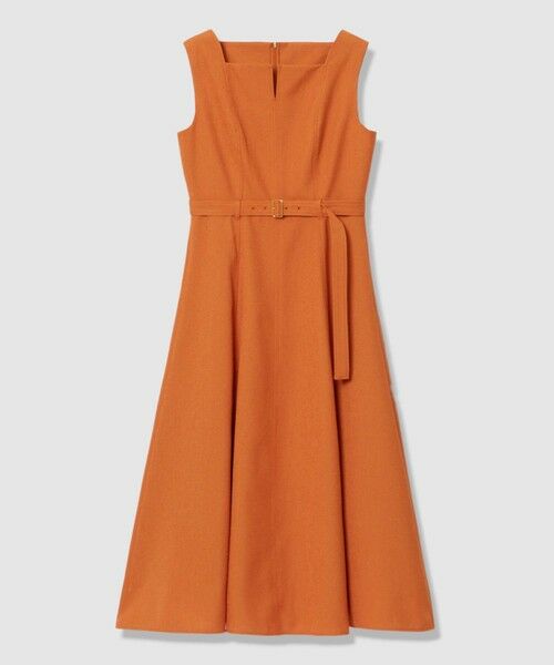 allureville / アルアバイル ミニ丈・ひざ丈ワンピース | スクウェアデザインフレアーワンピース | 詳細21