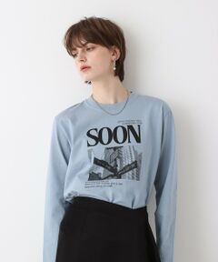 allureville / アルアバイル カットソー | サイネージロゴロングTシャツ