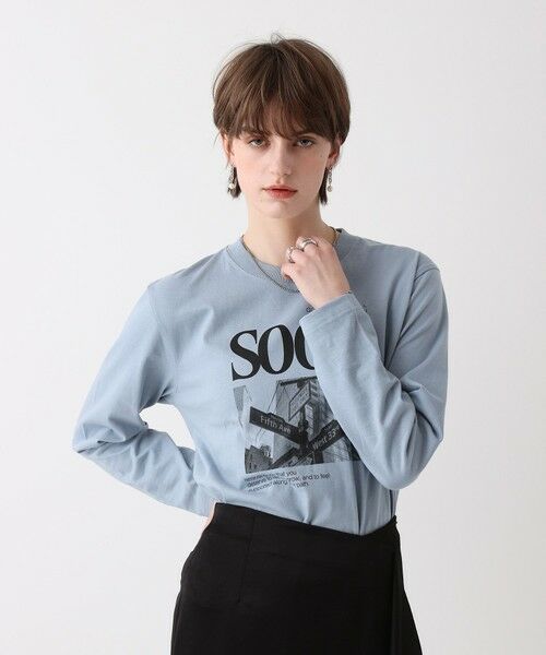 allureville / アルアバイル カットソー | サイネージロゴロングTシャツ | 詳細6