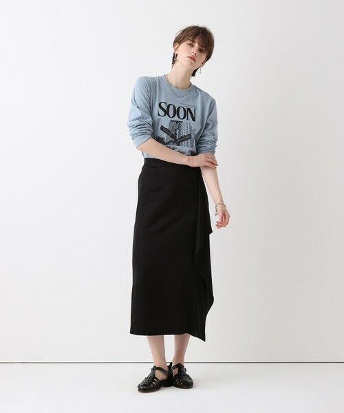 allureville / アルアバイル カットソー | サイネージロゴロングTシャツ | 詳細9